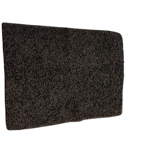 None Other - Plush Black Bath Mat